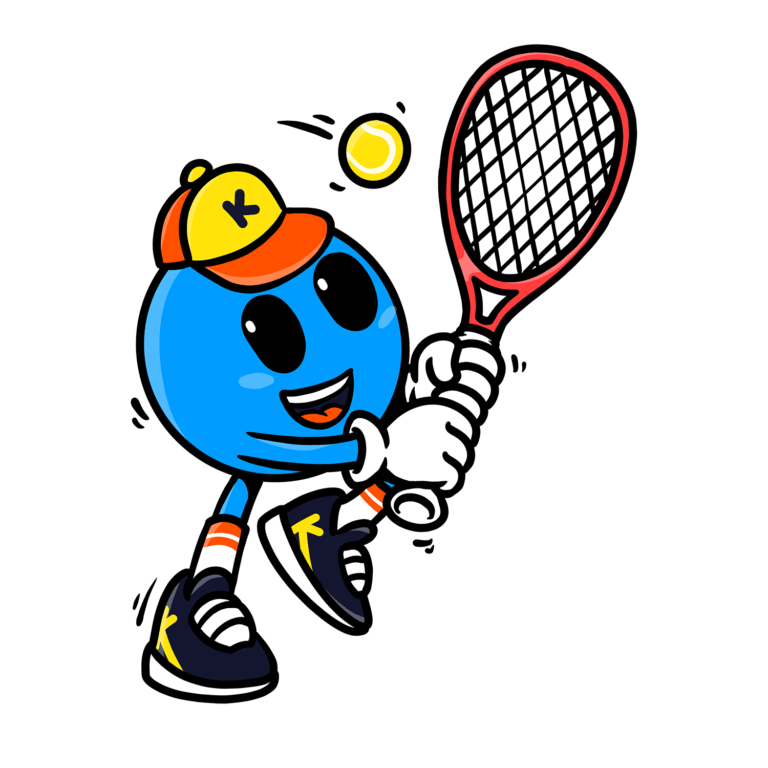 Kikoby plays tennis