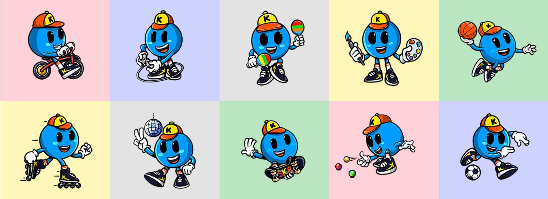 Kikoby kids t-shirts and hobbies