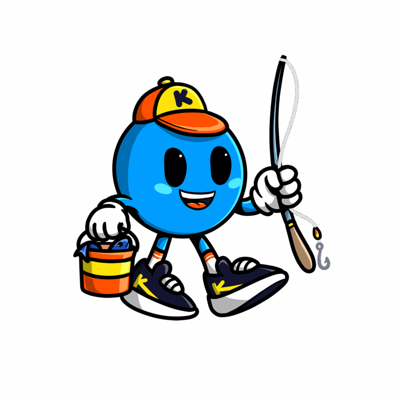 Kikoby goes fishing