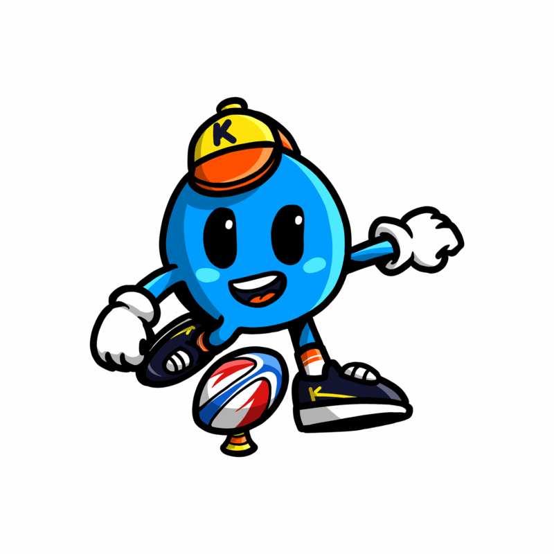 Kikoby plays rugby