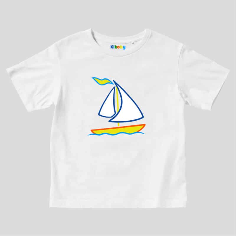 White Kids t-shirt Kikoboat