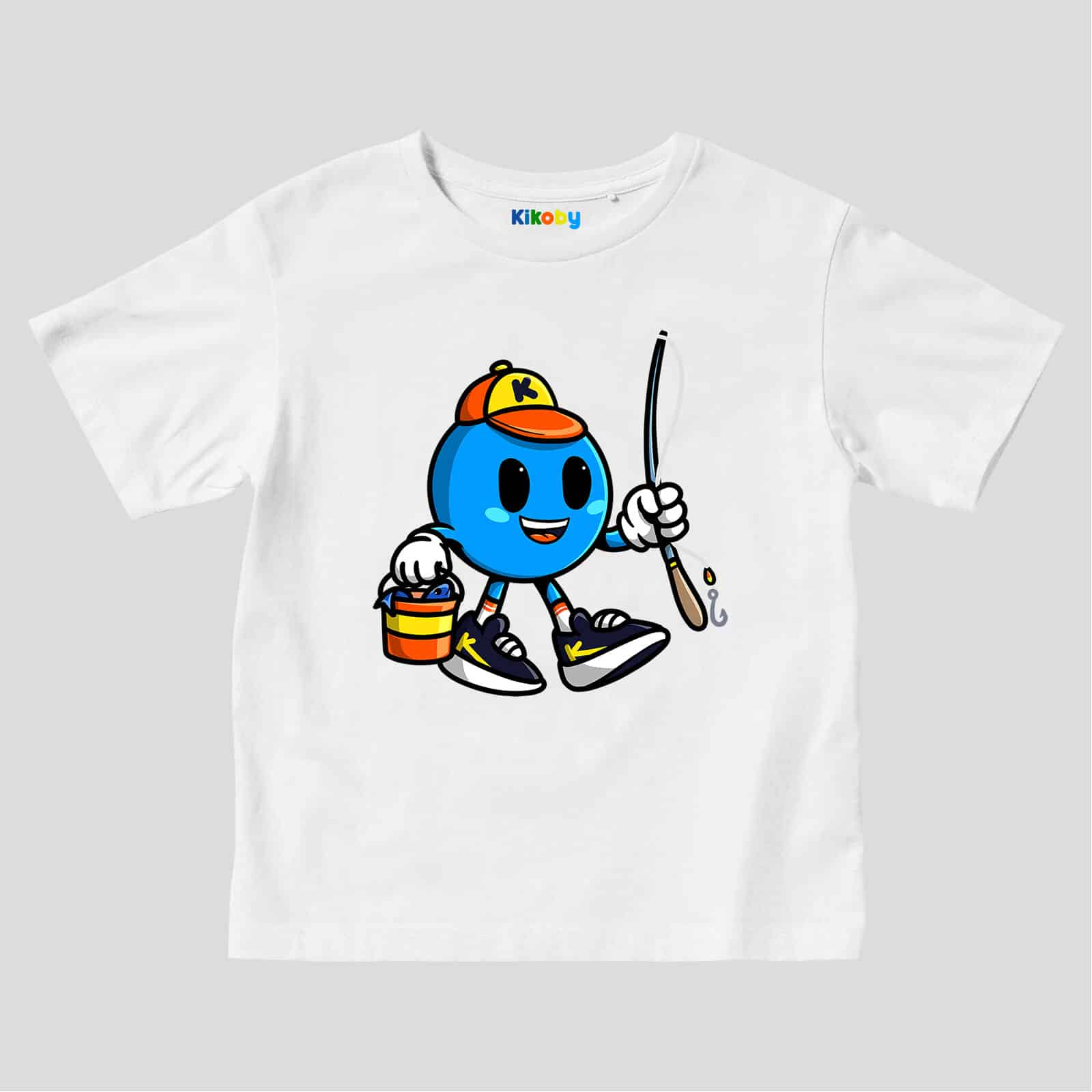 white t-shirt Kikoby Fishing