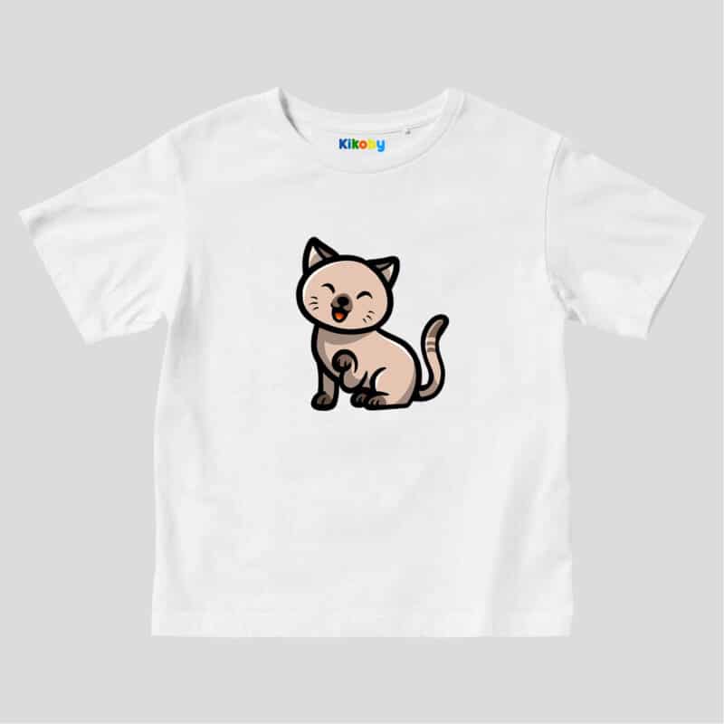 White Kids t-shirt Kikocat