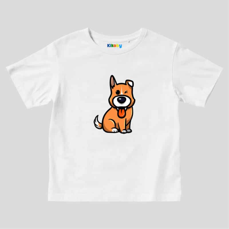 White Kids t-shirt Kobydog