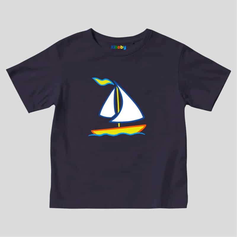 Navy Blue Kids t-shirt Kikoboat