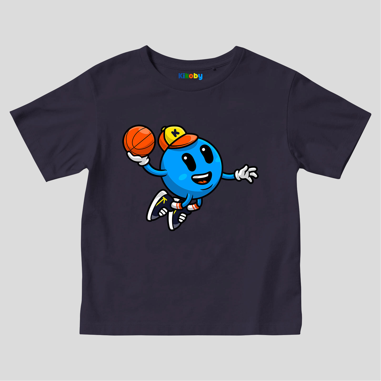 Blue navy t-shirt kikoby basketball