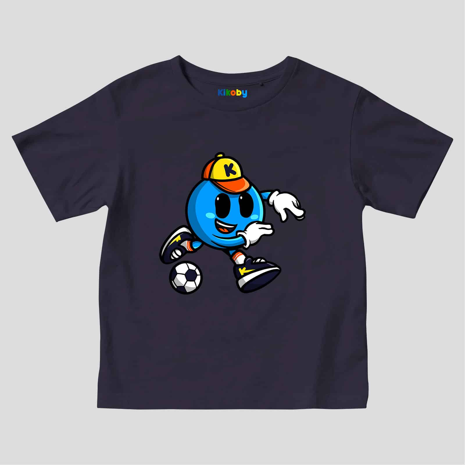 Blue navy t-shirt Kikoby Soccer