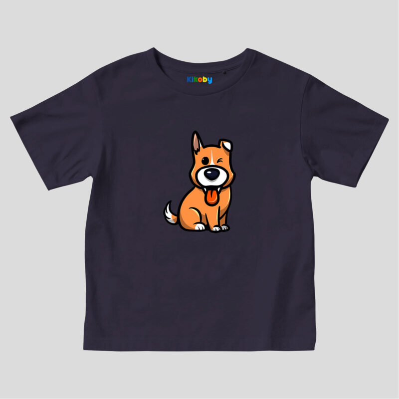 Navy Blue Kids t-shirt Kobydog
