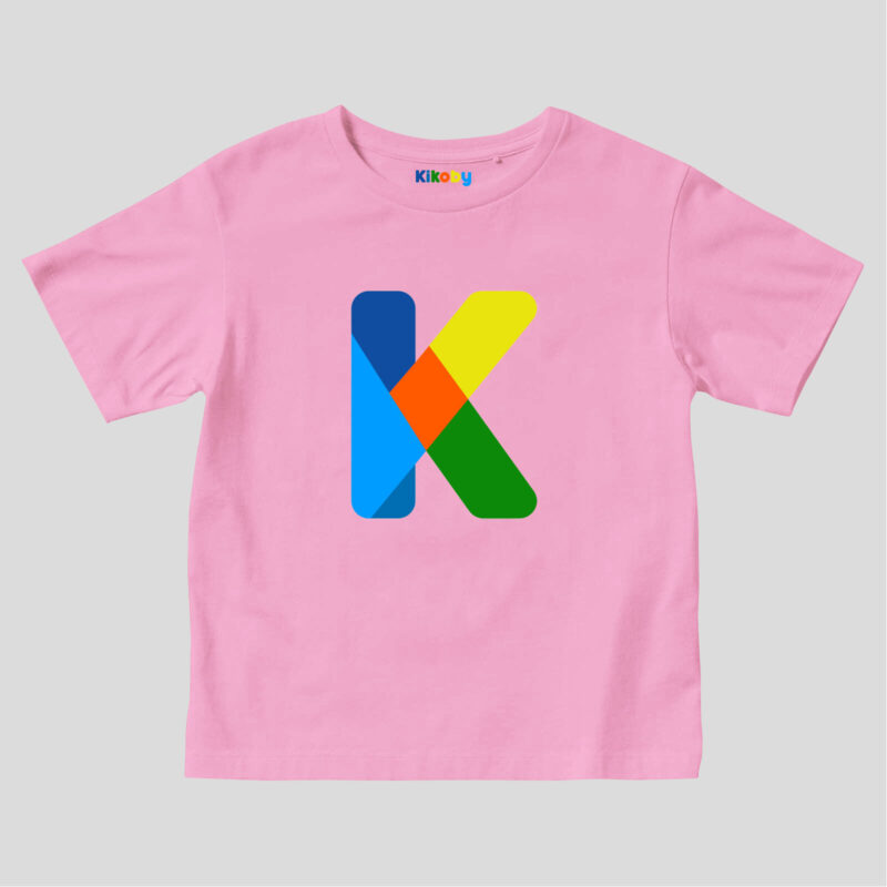 Pink Kids t-shirt K Kikoby