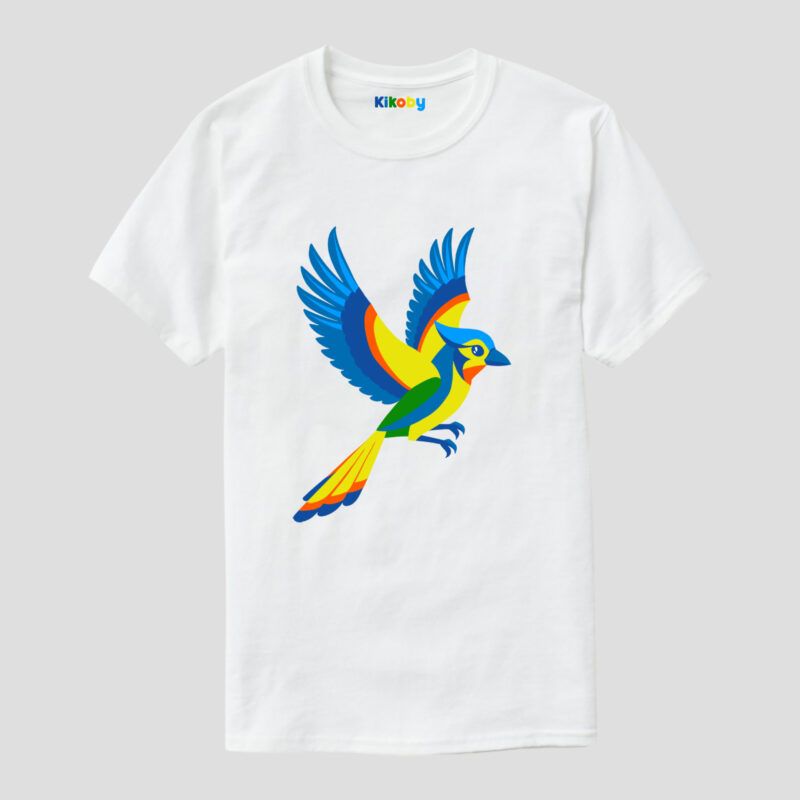 White t-shirt Kikobird